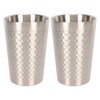 2pcs 304 Stainless Steel Cup 350ml Durable Multipurpose Water Coffee