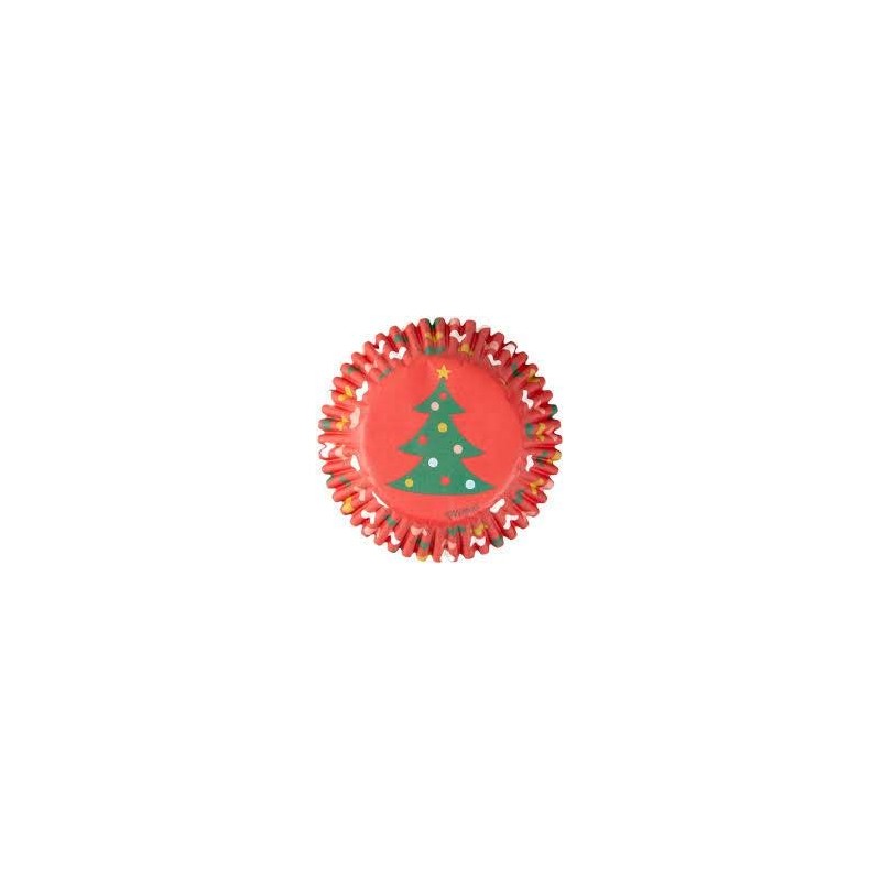 Standard Baking Cups-Christmas Traditional Tree 75/Pkg