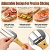 Adjustable Bread Slicer for Perfect Slices - Bread Knife for