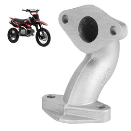 Qiilu Distributor Intake Pipe, Steel Alloy Distributor Intake Pipe Suitable for Kazuma 50cc 70cc 90cc 110cc 125cc Pit Dirt Bike ATV Quad