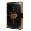 WANLIAN Leather Calendar with Lock Retro Calendar with Combination Lock
