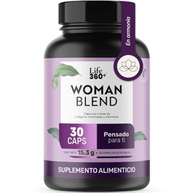 Life 360 Woman Blend Multivitamínico Mujer Colágeno Cápsulas
