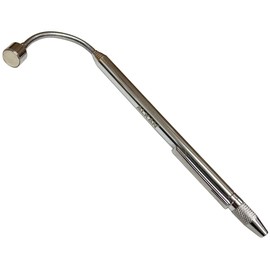 Extra Strong Magnetic Lifter Mini Magnetic Rod Telescopic with Gooseneck and Flexible Head/Magnetic Pen Extendable with Clip and Scriber Needle for Washing Nozzle Length 58 cm Tensile Force Approx.