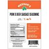 Meehan's Pork and Deer Sausage Seasoning, 2.06lbs. Makes 25lbs.