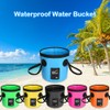 12L / 20L Waterproof Water Bucket Outdoor Fishing Bucket Folding