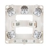 Cooker Connection Box 0.75-4.0 mm² Screwless Plug-In Terminals, Double Cable
