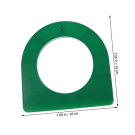 BESPORTBLE 2pcs Portable Putting Cup Training Aid Golf Putter Practice Tool for Home Office Improve Putting Skills Anywhere Random Flags Included