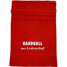 Passion Handball Bath Towel Sport Red