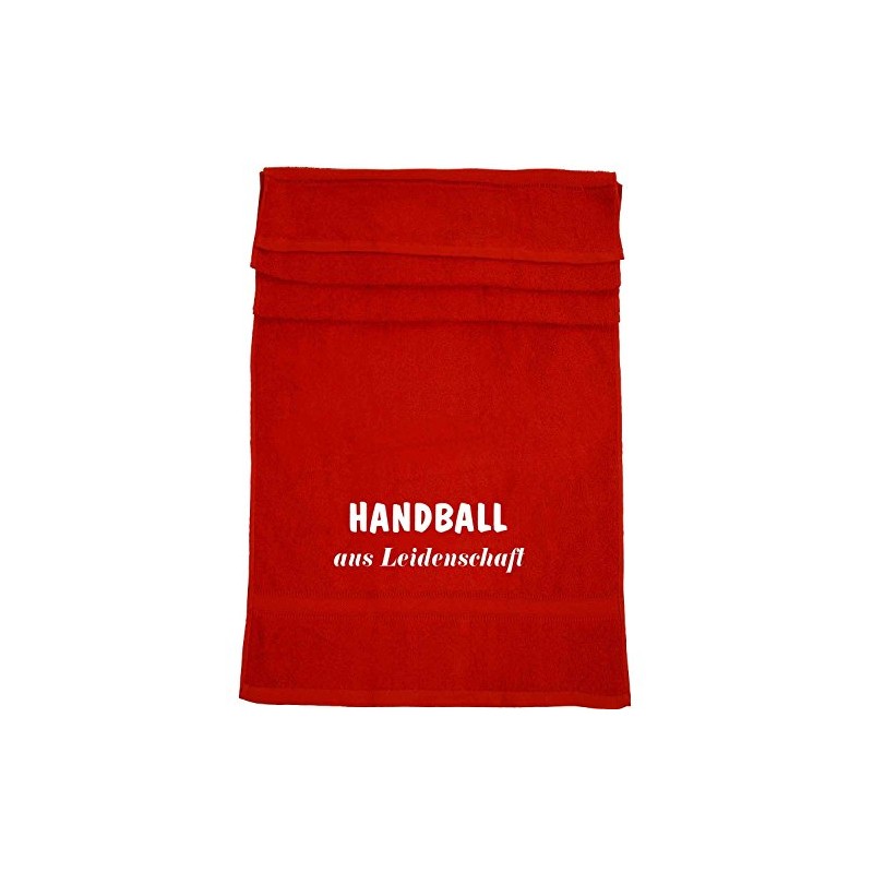 Passion Handball Bath Towel Sport Red