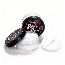 ULTRAMO Polvo Mate Traslúcido para Piel Hidratada y Duración del Maquillaje, Loose Powder Translucent Extra Coverage, Textura Seda Control de Aceite Elimina Brillo Facial Larga Duracion, 15g × 2