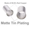 20PCS 1/0 0 Gauge Wire Ferrules Copper Pin Cord Ferrules