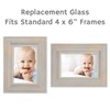 MIFFLIN-USA - Picture Frame Glass Replacement Sheets - 4x6 inch,