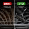 Triangular Grill Brush for BBQ Cleaning – Stainless Steel Long