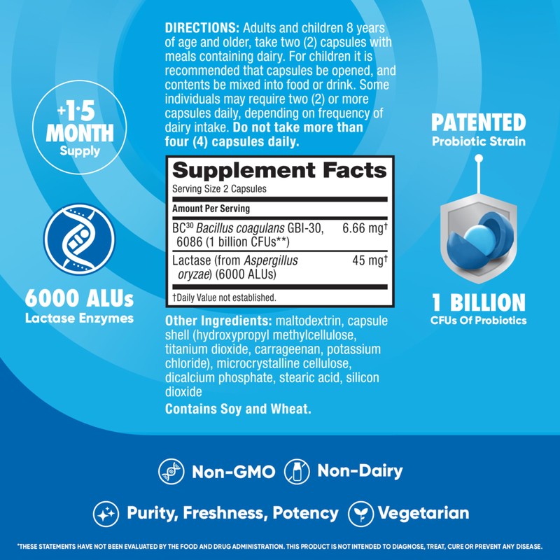 Digestive Advantage Lactose Defense Capsules (96 Count In A Box),