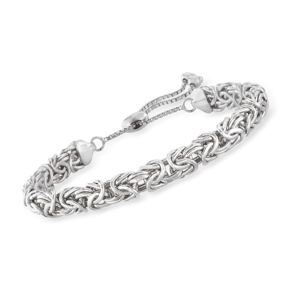 Ross-Simons Sterling Silver Byzantine Bolo Bracelet
