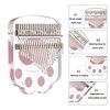 sourcing map 21 Keys Thumb Piano,Transparent Cat Paw Portable Finger