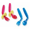 EasieEaters Curved Utensils - Left-handed Utensils without Shield
