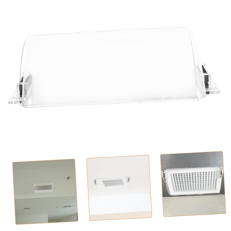 LALAFINA 2pcs Adjustable Magnetic Floor Register Air Deflector Vent Extender