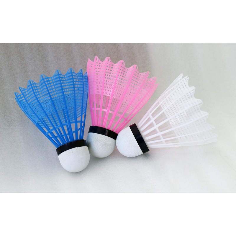 Snoopy Badminton Shuttle, Pack of 3 (Pink, White, Blue) SN-103