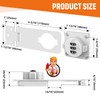 Keyless Cabinet Lock with Combination, Locker Code Lock with 3-Digit