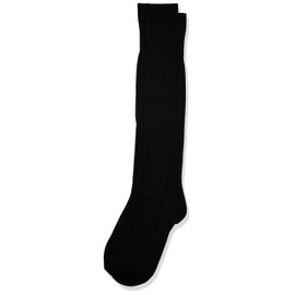POMPEA Men's Microfibra Knee-High Socks, Black (Black 0071), 39-42 (Pack of 3)