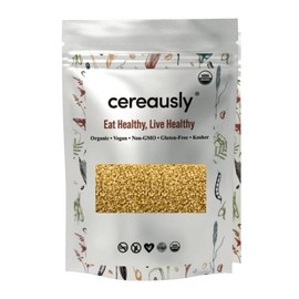 Cereausly Puffed Crispy Quinoa – Premium Quinoa Crispies Made with Organic White Quinoa – Delicious and Nutritious Quinoa Flakes for Snacks, Breakfast, Toppings – Toasted Quinoa with No Added Sugar – 1.5lb