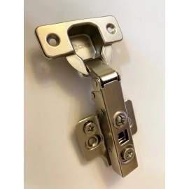 SELF Soft closing door hinge R093 Full overlay hydraulic built-in damper clip-onplate