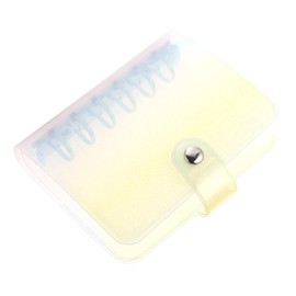 STOBOK 6-Ring Binder Planner Loose-Leaf Notebook PVC Cover Scrapbook Case Notepad Shell