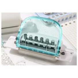 Aswalling 6 Hole Punch Ideal for Binding Notebook and Documents, Quick Positioning of Holes, Manual Binding Supplies