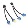2pcs Headlight Bulb Conversion Wire 9003 H4 TO 9005 9006