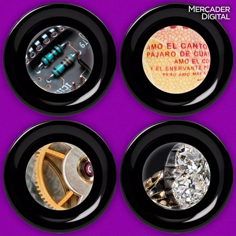 Mercader Digital Lupa Monocular 20x Lente Cristal Joyero Relojero Ojo