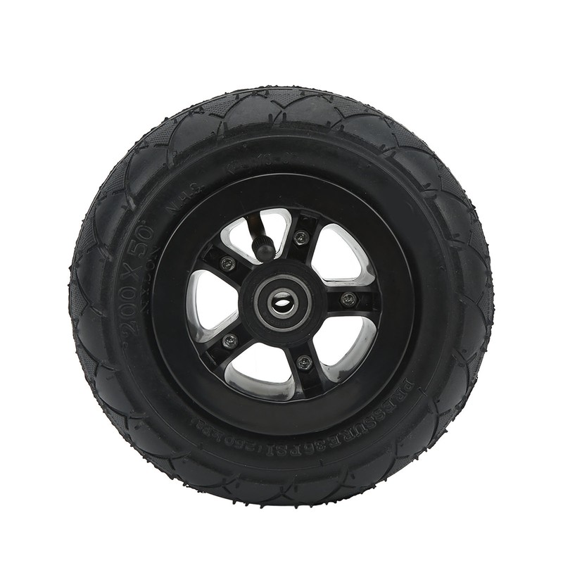 Mountain Skateboard Wheel 8in with Pneumatic Tire Mountain Scooter Wheel