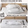Vacuum Storage Bags 8 Combo, (2 Jumbo, 2 Large, 2