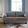 H.VERSAILTEX Stretch Velvet 2 Piece T Cushion Sofa Slipcovers for