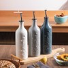 Sweejar Large Olive Oil Dispenser Bottle with Spout, 24 Oz