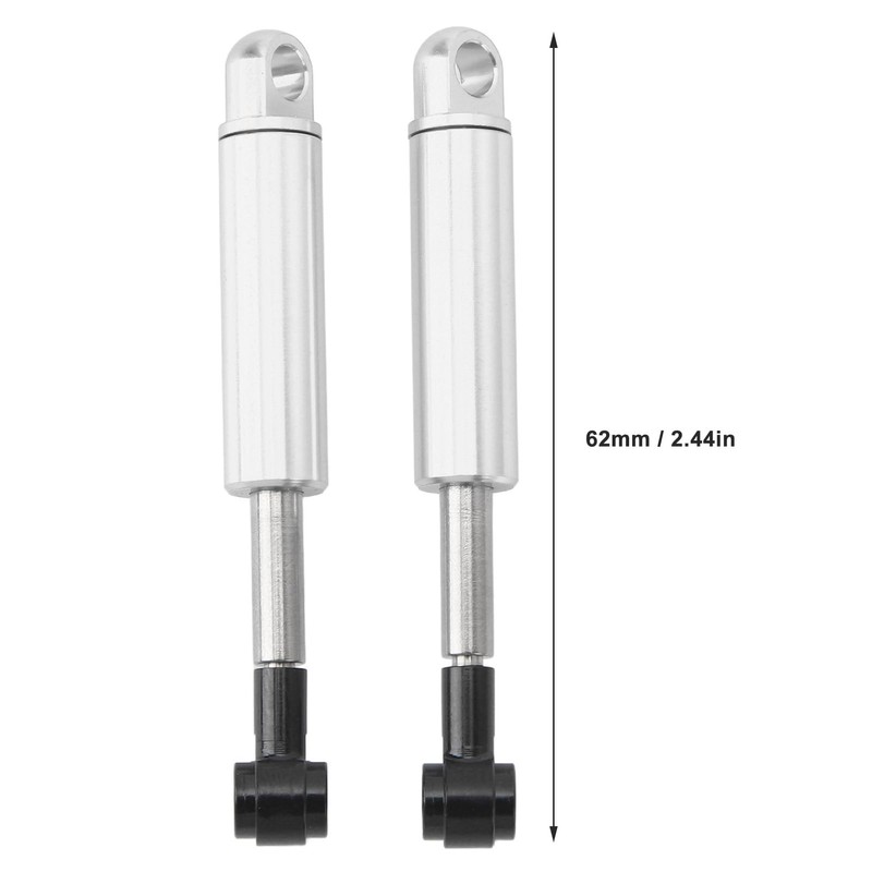 2-Piece RC Shock Absorber, Aluminum Alloy RC Shock Absorber with
