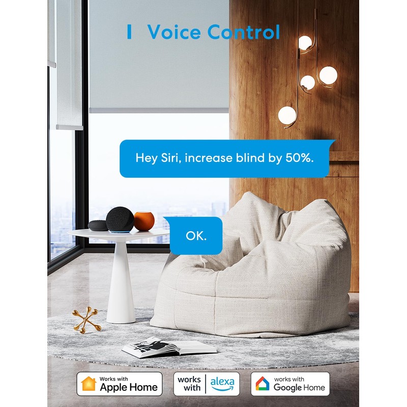 Meross WiFi Roller Shutter Switch Works with Homekit, Alexa Roller