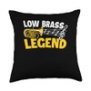 Baritone Player Marching Band Throw Pillow