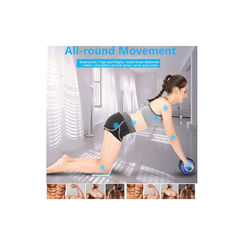 Rueda de rodillo abdominal, rueda abdominal para máquina de ejercicio