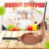 POCREATION Double Side Frying Pan, Nonstick Pancake Maker for Fried