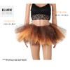 Dmaiy Women Tutu Skirt Classic Elastic Tulle Dance Skirts Layered