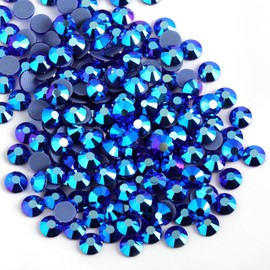BEADSLAND - Diamantes de imitación termoadhesivos, 1440 piezas, de cristal, con parte trasera plana, para manualidades, ropa y decoraciones hechas por