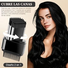 Peine de Tinte para Cabello - Hair Dye Stick, Barra Reparadora de Color de Cabello Portátil, Cubre Canas, Uso Rápido, Resistente al Agua y al Sudor, U