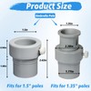 Mtuiewo 2 Pcs Pool Umbrella Sleeves, Pool Umbrella Stabilizers for