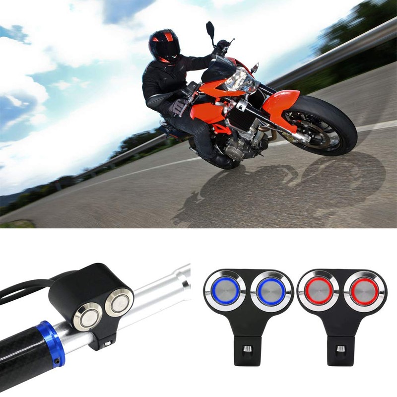 Keenso 22mm Motorcycle Handlebar Switch Universal Multi-function Bike Handlebar Brake