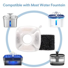 12 Pack Replacement Filters for Dog Water Fountain