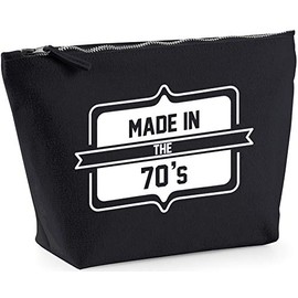 Hippowarehouse Made in the 70's printed make up cosmetic wash bag 18x19x9cm