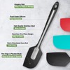 3 Pack Large Silicone Spatula for Kitchen,600°F Heat resistant Rubber