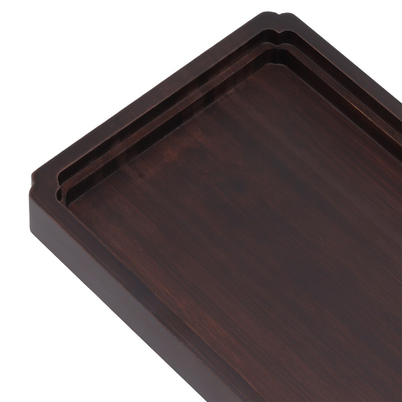 Chinese Water Storage Drainage Tea Tray Bamboo Simple Decorative Robust