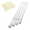 Danily 4 Pack Cupboard Bars Adjustable Spring Tension Rods 30